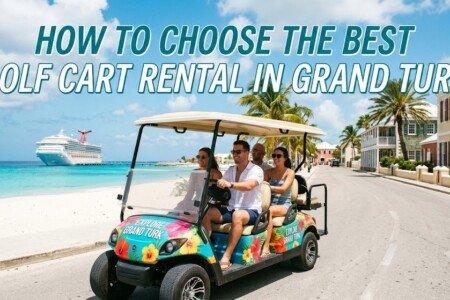 Best golf cart rental Grand Turk for exploring the island