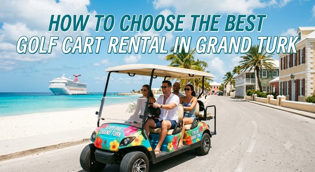 Best golf cart rental Grand Turk for exploring the island